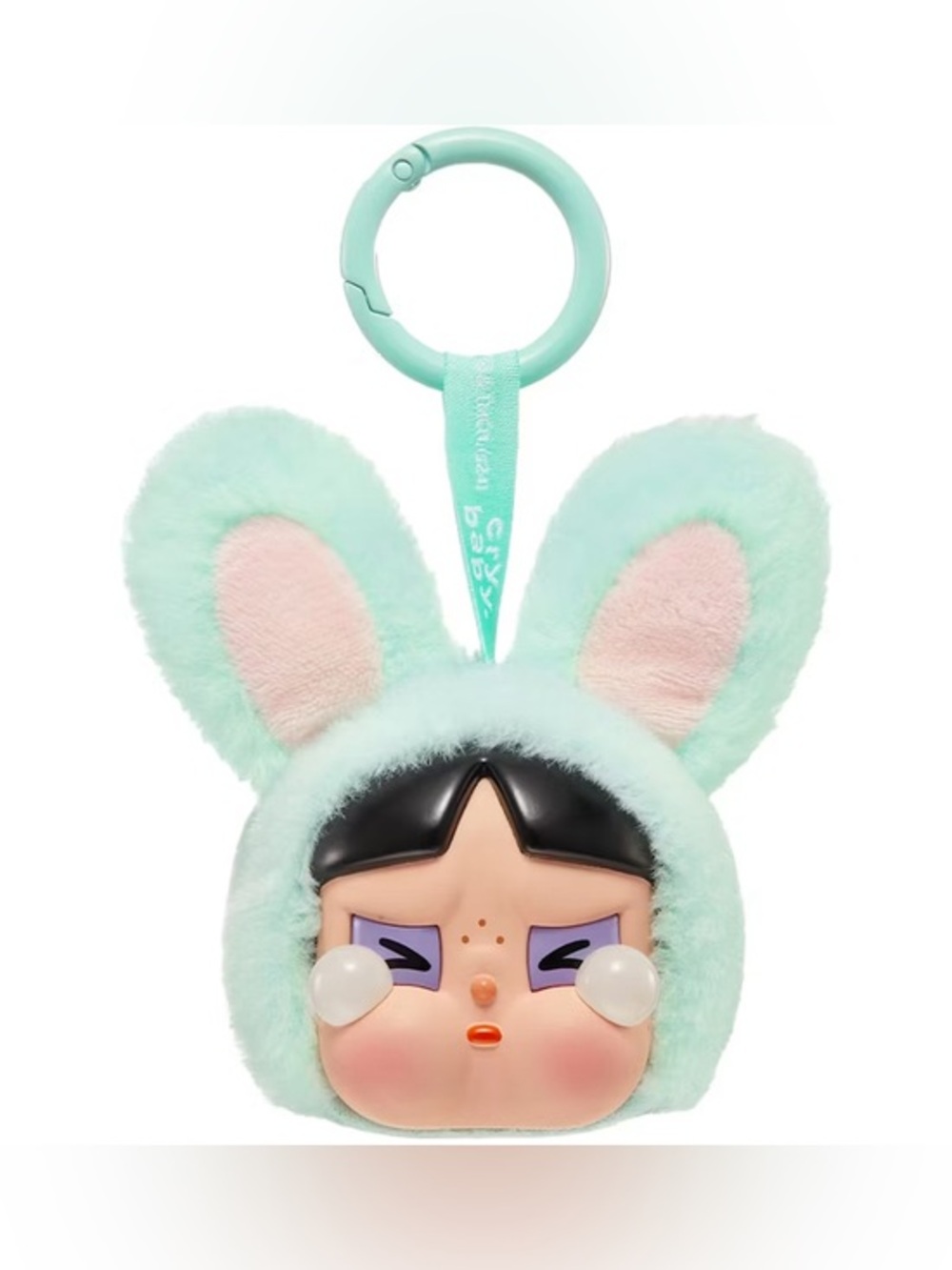 Pop Mart Crybaby x Powerpuff Girls Confirmed Bunny Buttercup‎ Plush Keychain